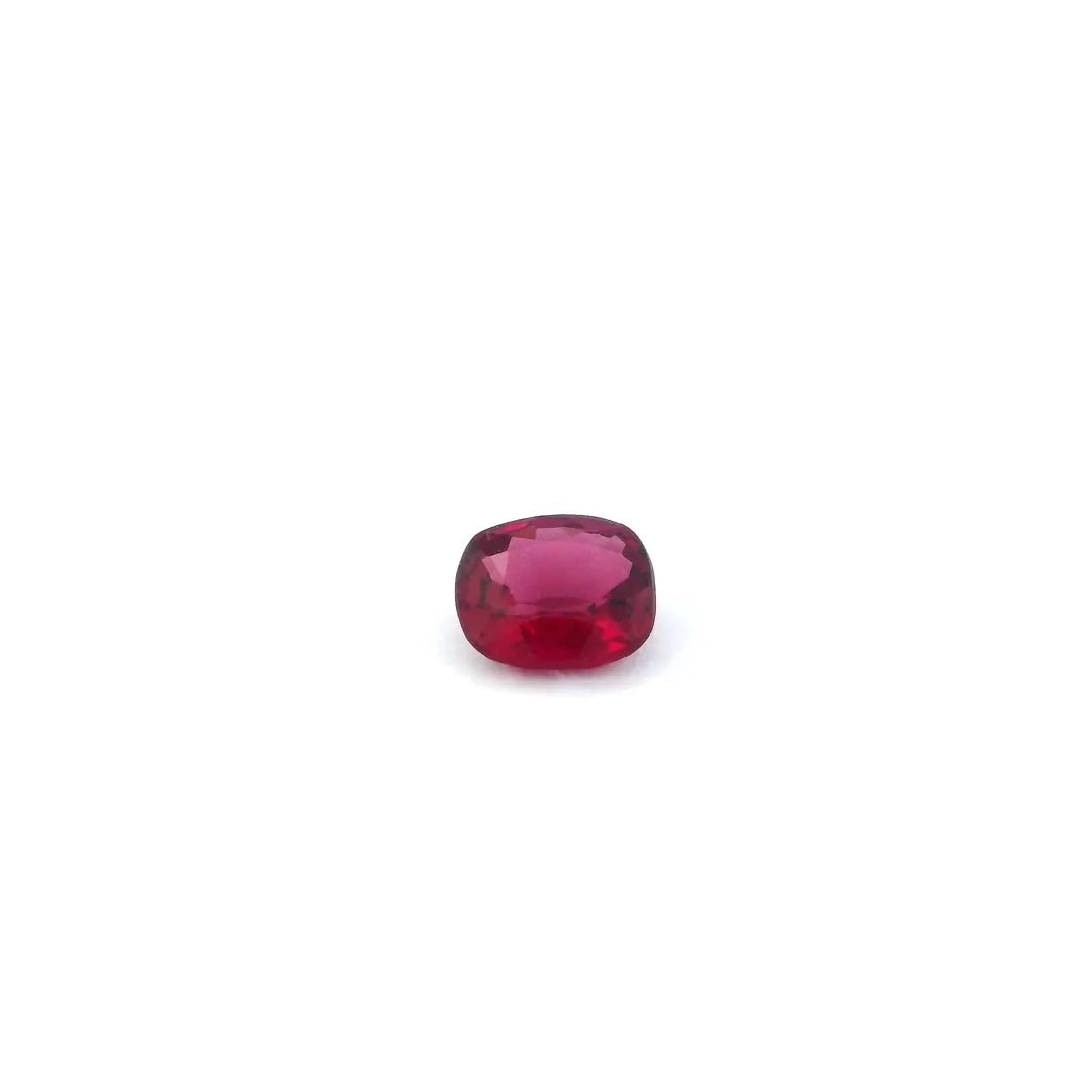 0.40ct Cushion Natural Spinel (Colour Red, Clarity Eye Clean, Cut Faceted)