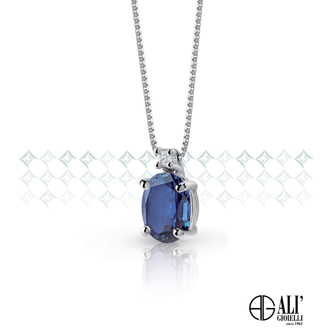 Collana Easy con Zaffiro