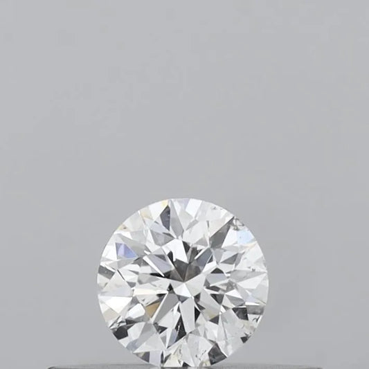 0.18ct Round Natural Diamond (Colour D, Clarity SI2, Cut EX, GIA Certified)
